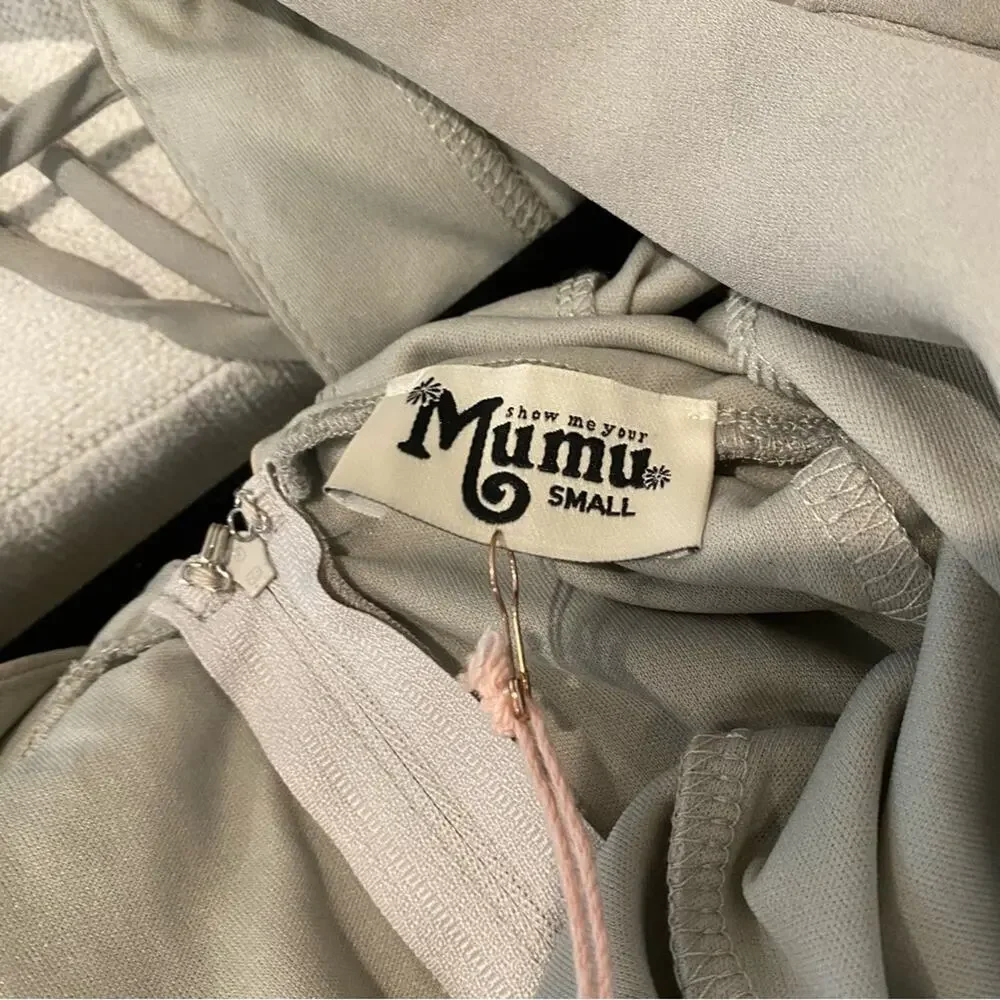 Show Me Your Mumu Faye Flutter Floral Maxi Empire Waist dress, size small - Picture 7 of 10